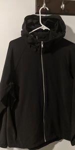 Theory Byrn Nylon Zip Hooded Jacket